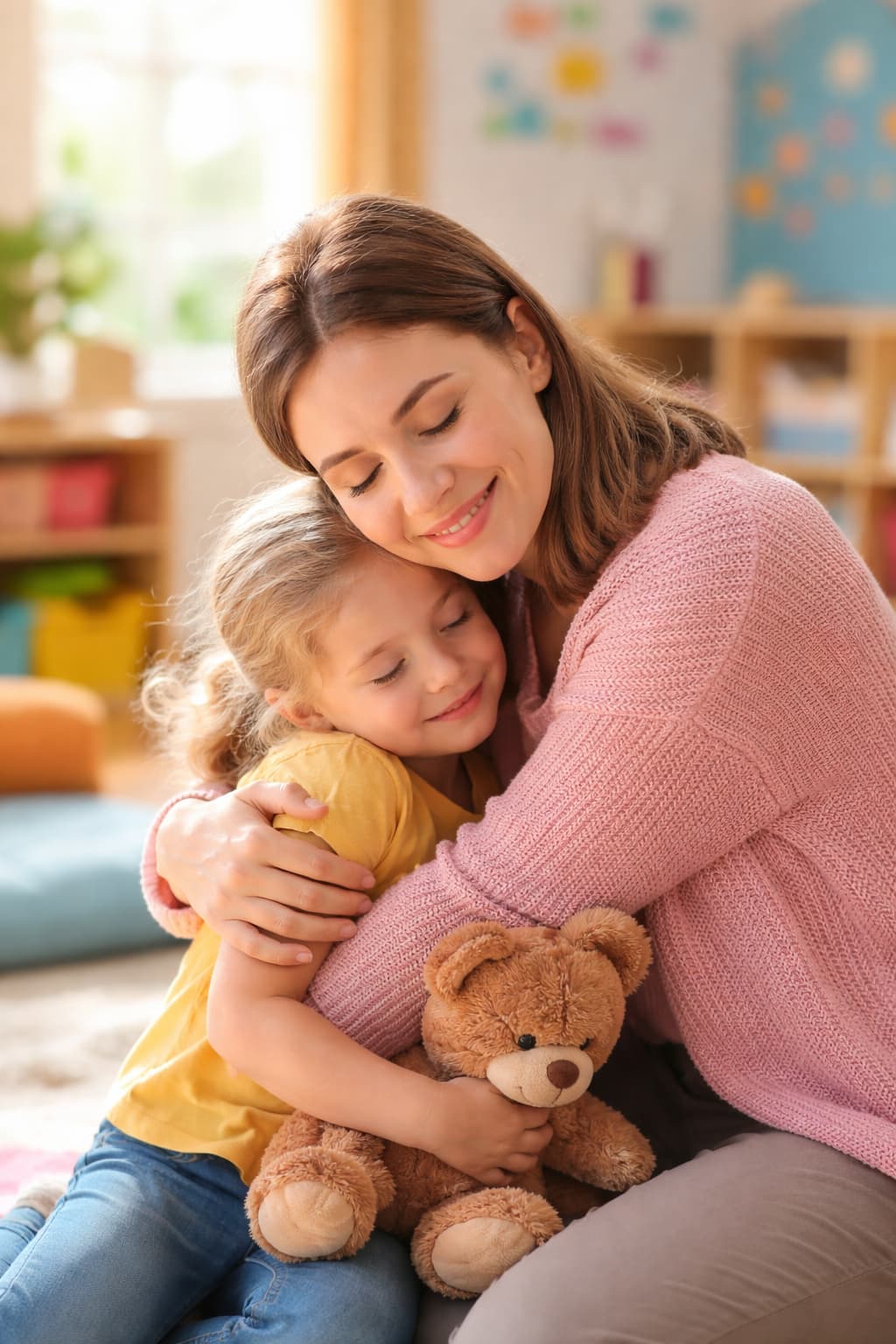 Moment de bienveillance avec un enfant